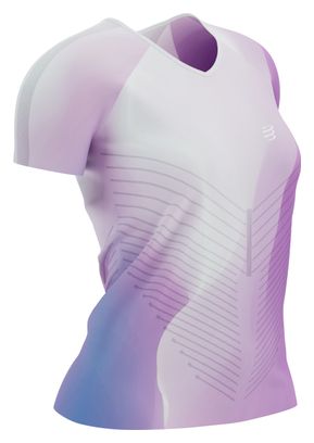 Maillot manches courtes Femme Compressport Performance Violet