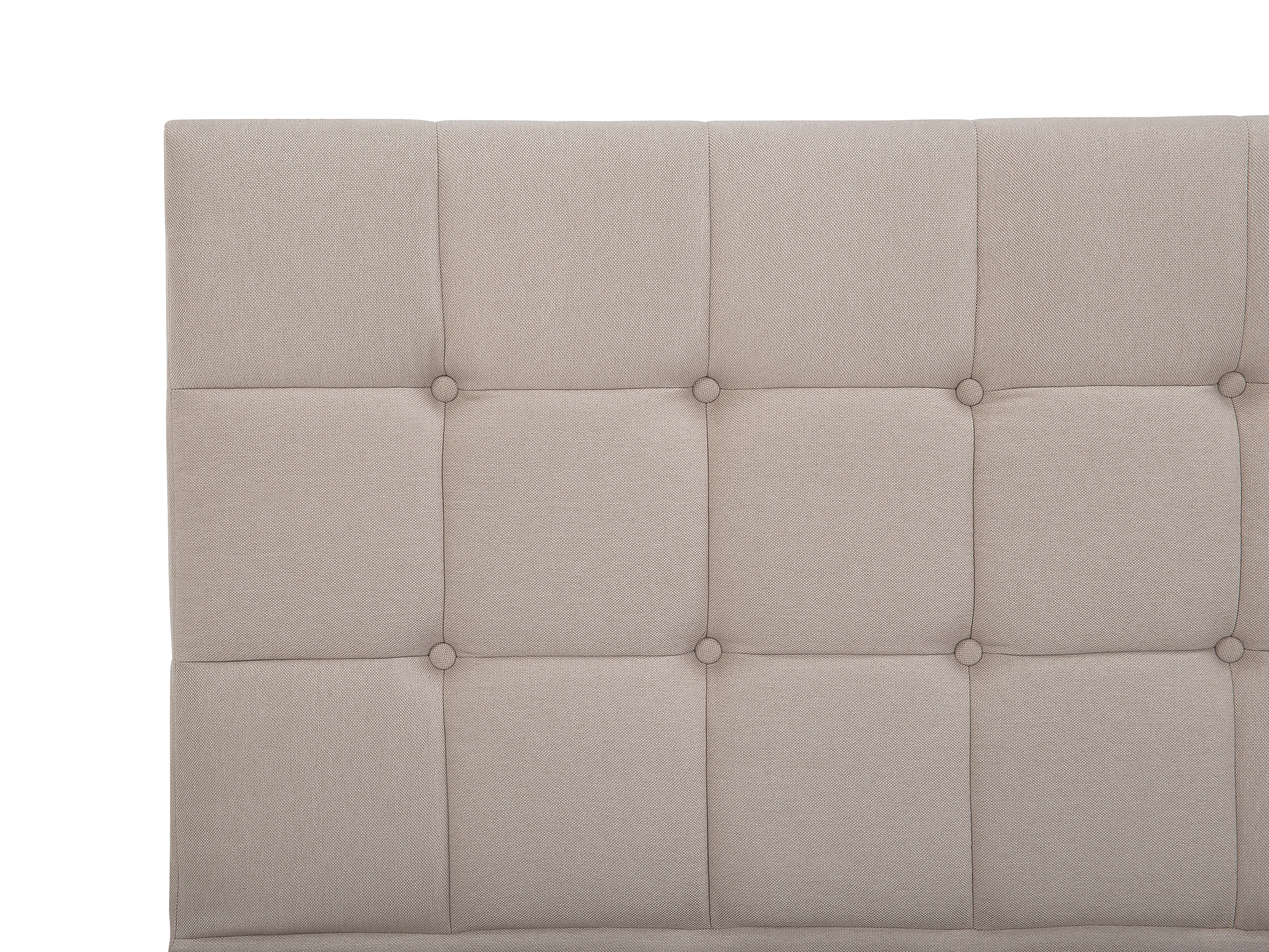 Boxspring Stof ADMIRAL 90 x 200 cm Zandbeige
