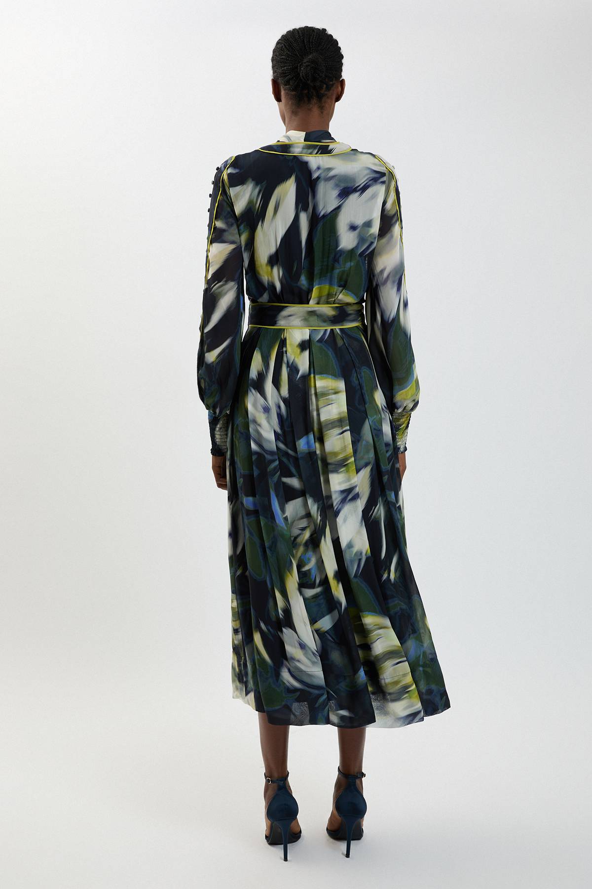 KarenMillen Robe Maxi Tissée En Viscose À Imprimé Floral