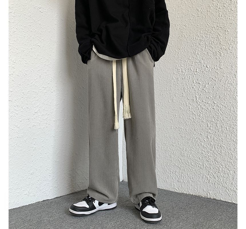 WidoWilder - Corduroy broek met trekkoord en wijde pijpen