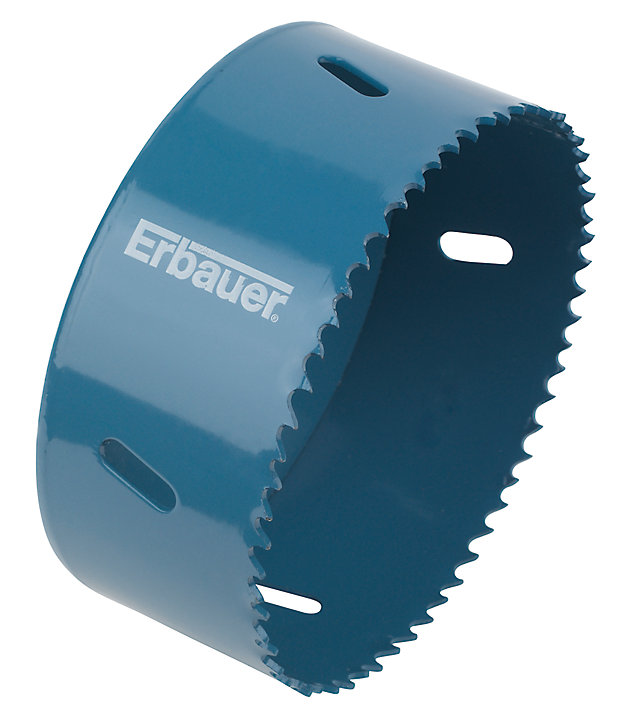 Scie cloche sans foret pilote Erbauer pour métal et bois Ø.127 mm