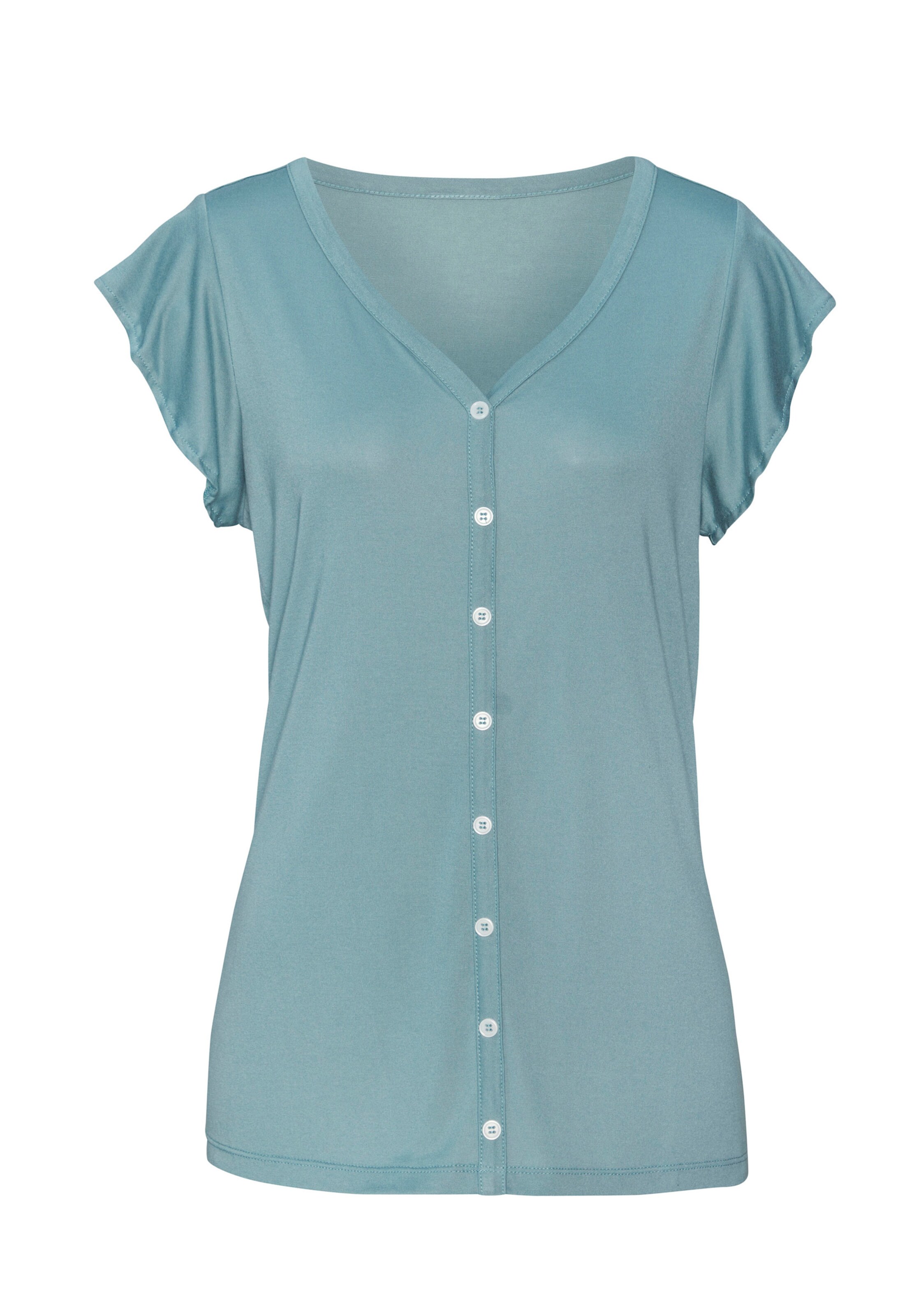 Vivance Blusenshirt in mint, navy