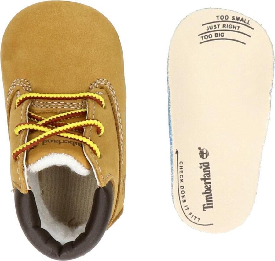 Timberland Crib Set babyschoentje van nubuck met muts giftbox