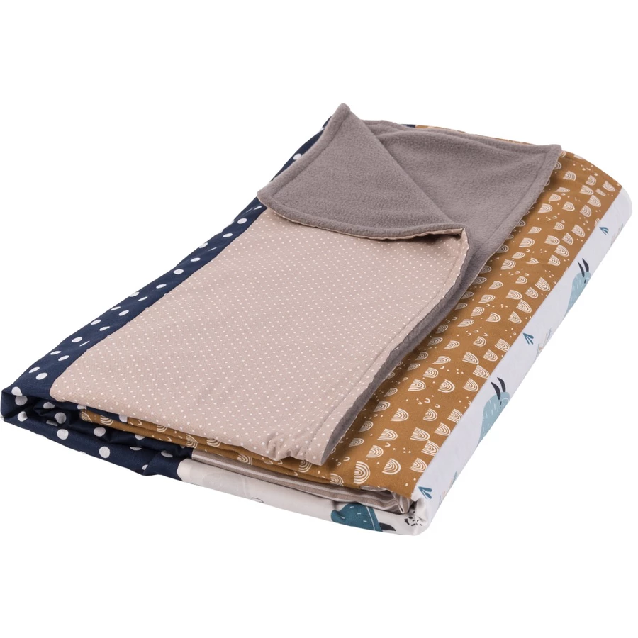 ULLENBOOM Babydecke & Kuscheldecke Eukalyptus 100 x 140 cm