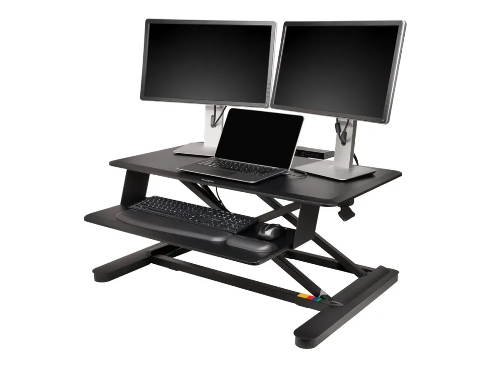 Kensington SmartFit® hæve/sænkebord Sort