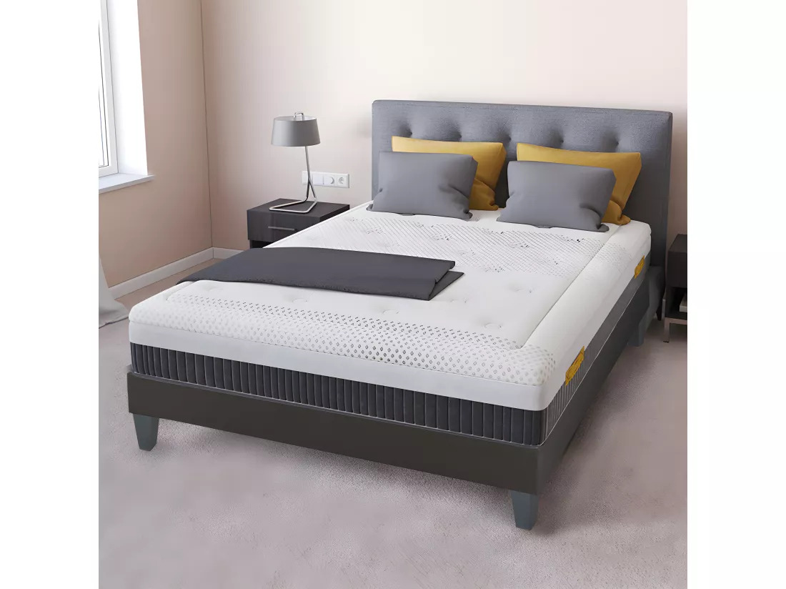 OLYMPE LITERIE | Matelas DELPHES 90x190 cm | Mousse avec mémoire de forme