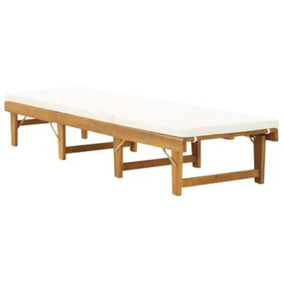 vidaXL - Ligbed - Bruin - Hout