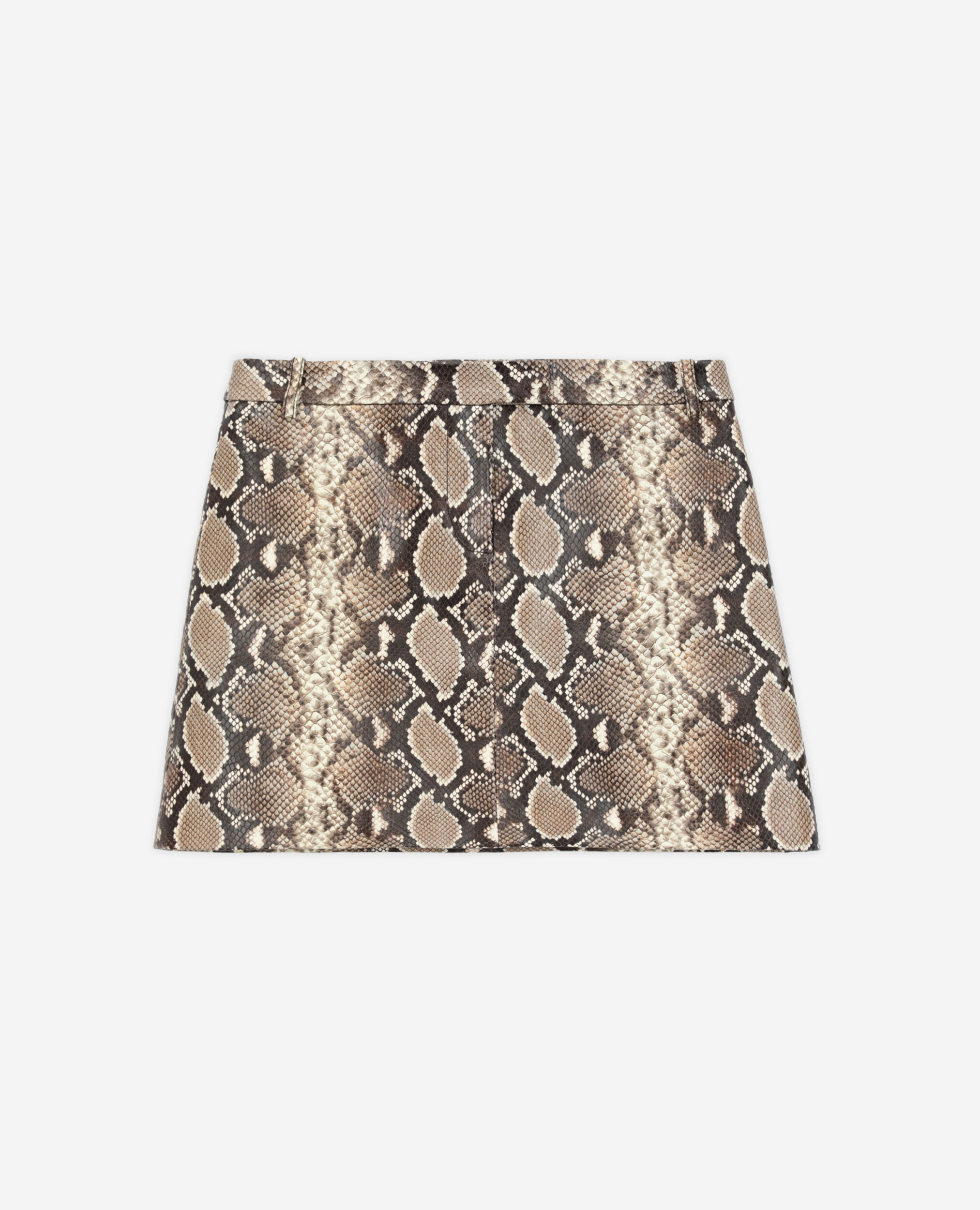Jupe en cuir python