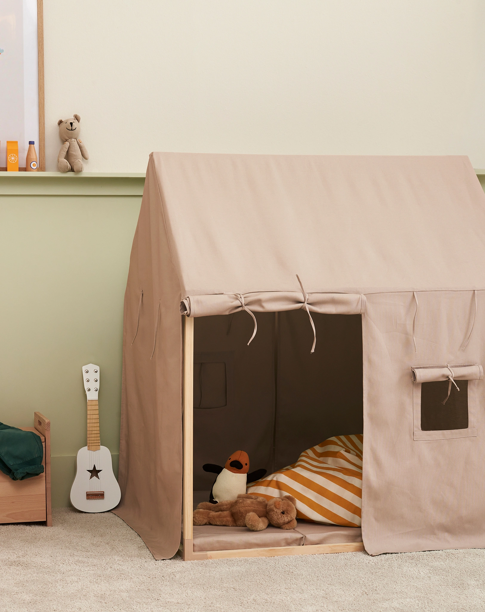 Spielmatte PLAYGROUND (75x35x15) faltbar in beige