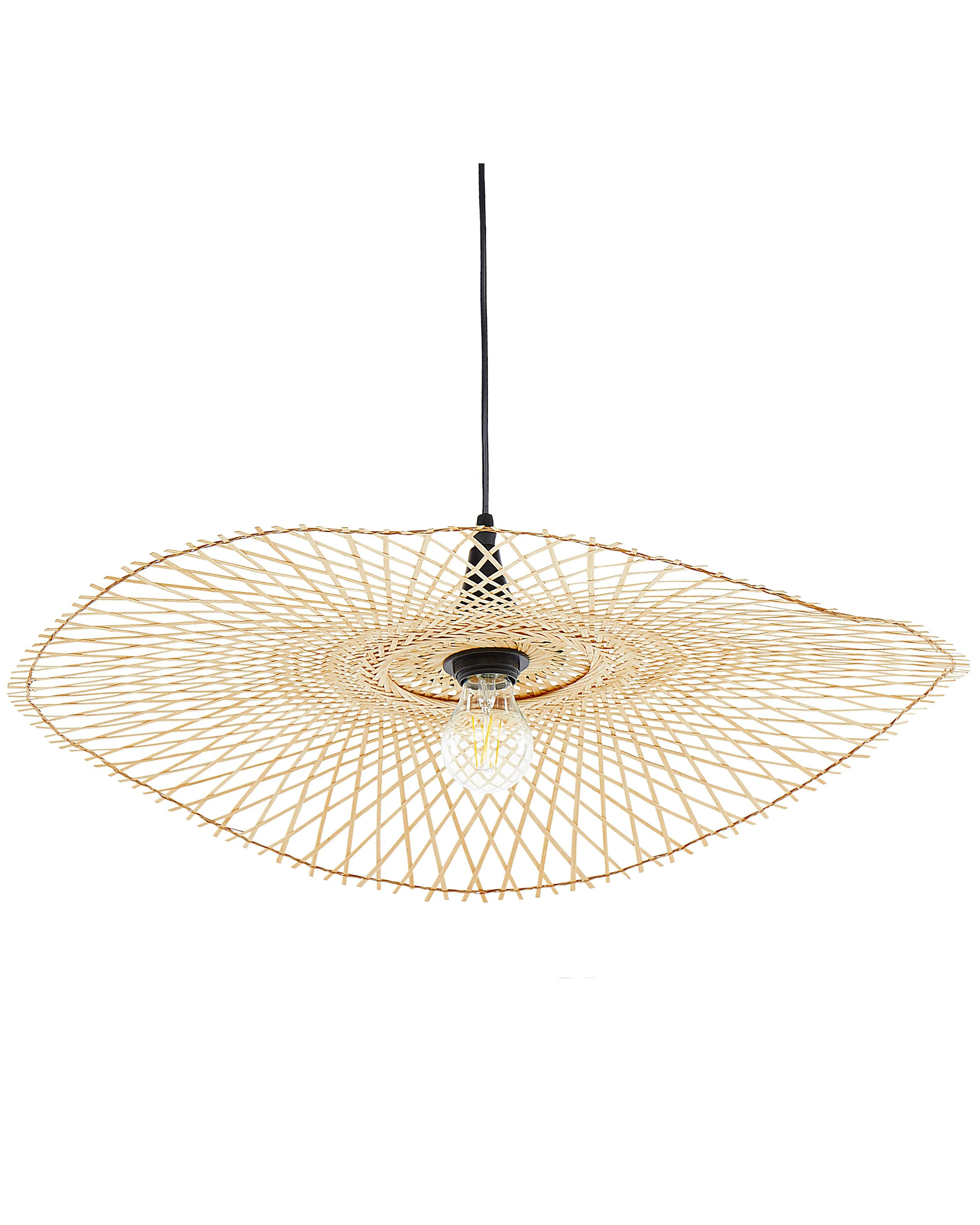 Hanglamp FLOYD Bamboehout Lichtbruin
