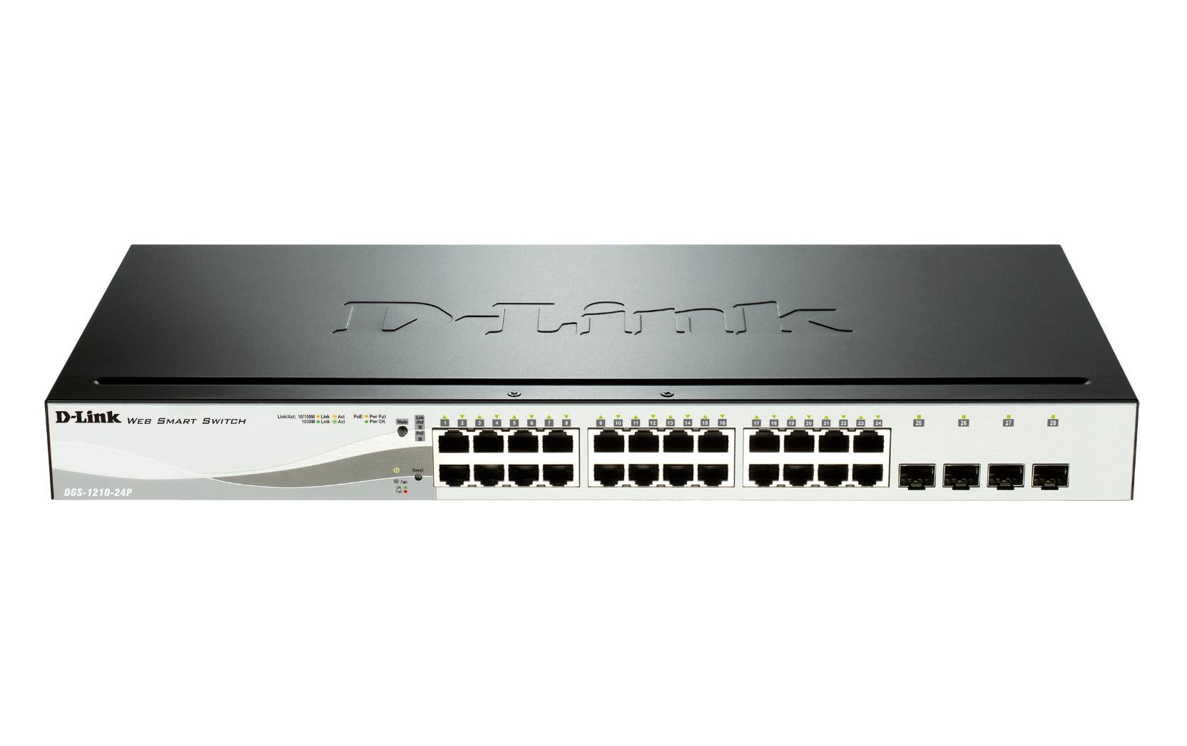 PoE Switch DGS-1210-24P 28 Port<br>24-Port-Managed-Gigabit-Switch mit PoE