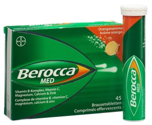 Berocca MED Brausetabletten Orangenaroma, 45 Stück