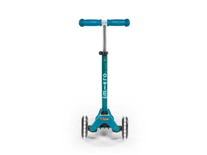 Micro Mobility Kickboard Mini Micro Deluxe  Aqua (LED) Kickboard