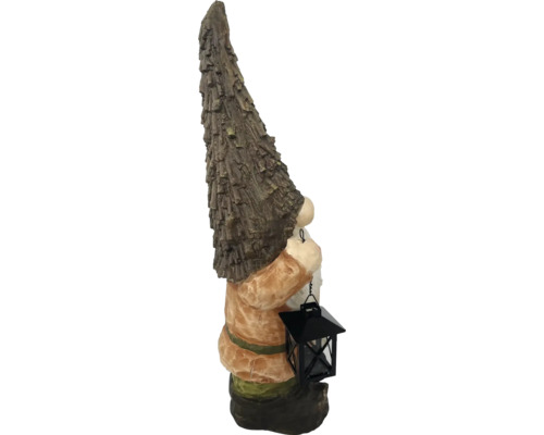 Decoratief kabouterbeeldje, oranje, 65 cm hoog, bruin