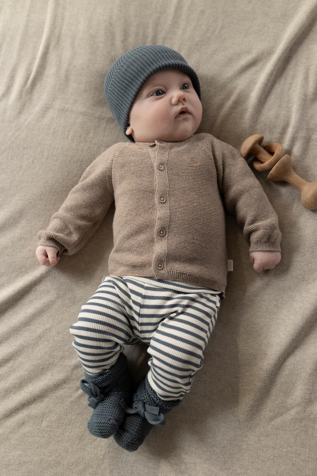 Noppies Newborn Vest Naga - Taupe Melange