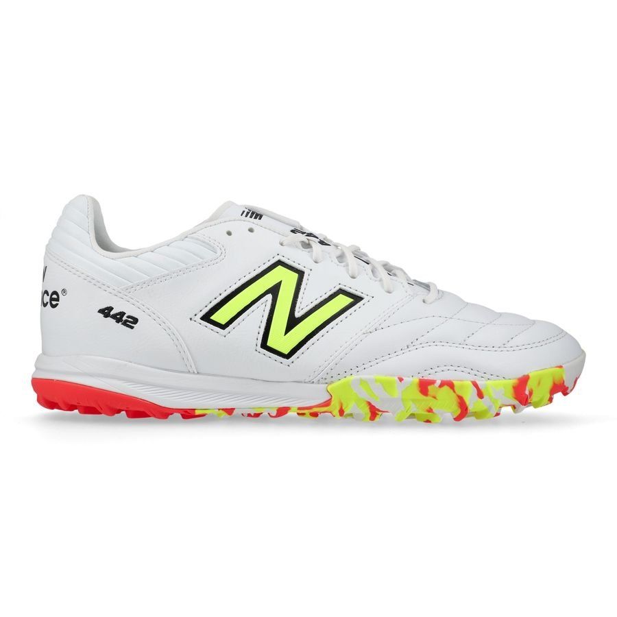 New Balance 442 V2 Pro TF Flash Point - Blanc/Vert/Noir