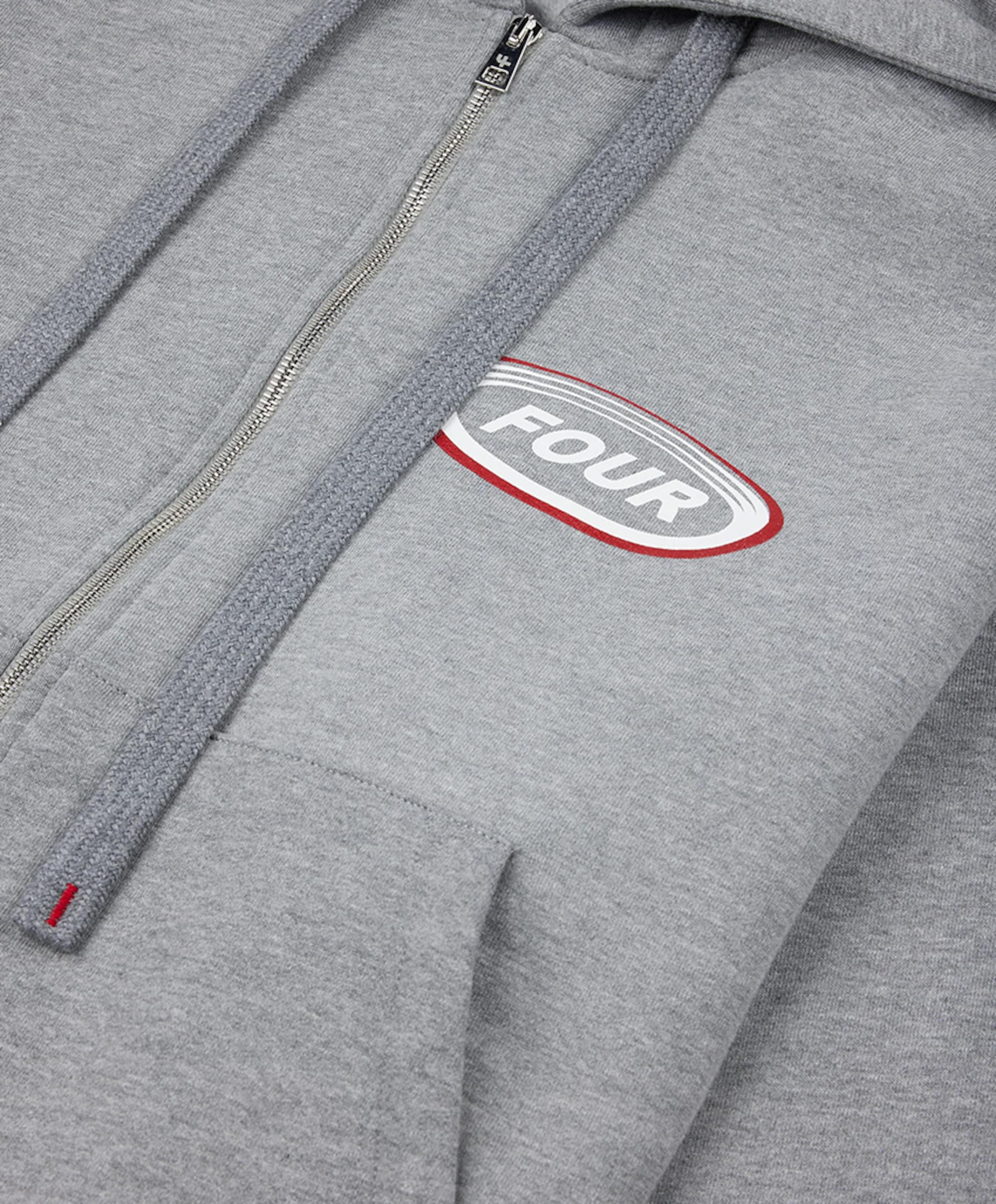 FOUR Heren vest grijs