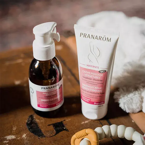 Creme de Massagem Orgânico para Estrias Pranarom PranaBb para Gestantes 100ml