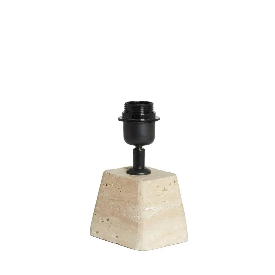 Lampvoet Kardan - Zand - 11x9x19cm
