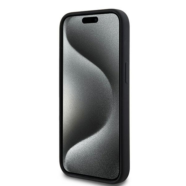 iPhone 15 MagSafe Silikon Hülle Case (DKHMP15SSNYACH) - Schwarz