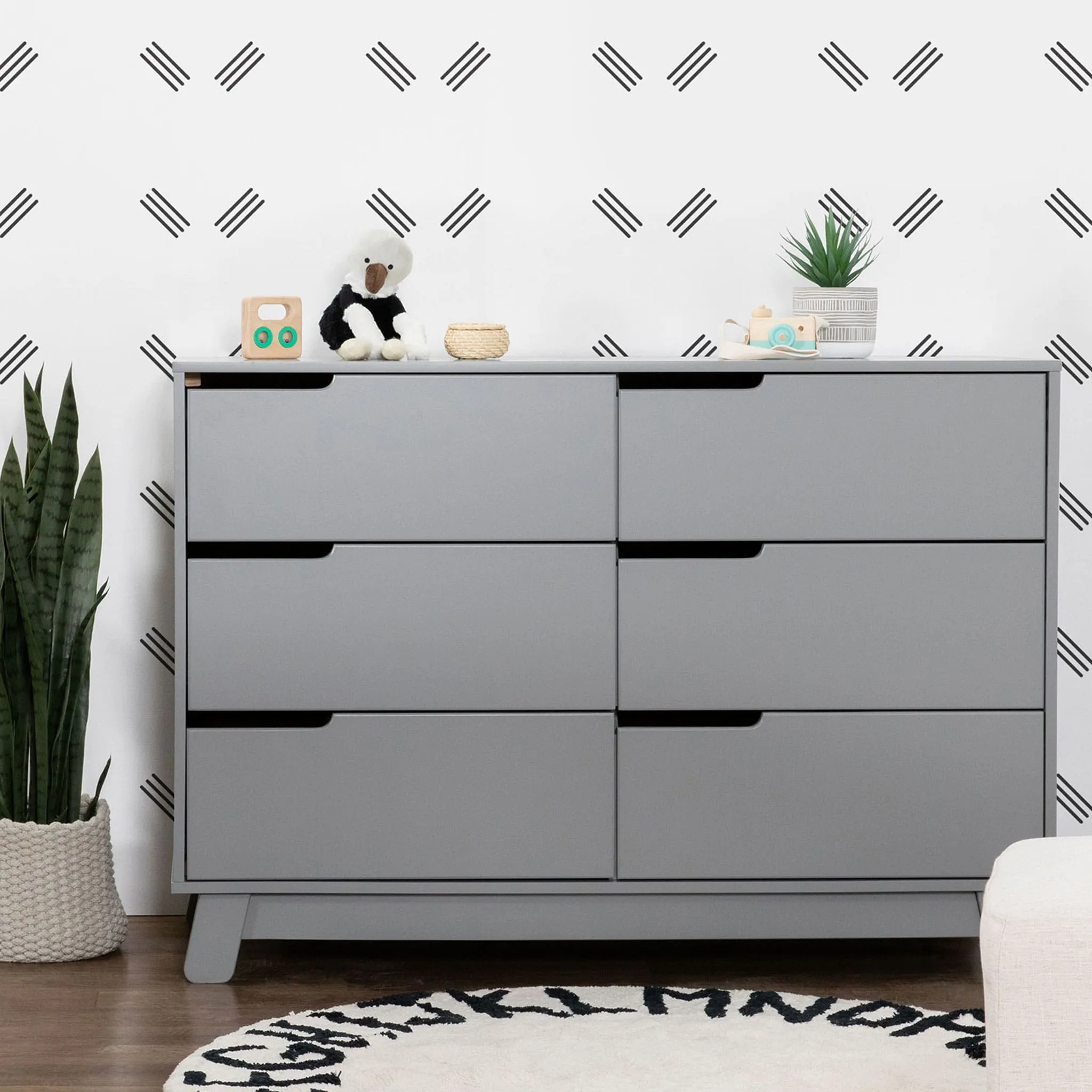 Babyletto Bureau 6 Tiroirs Hudson - Gris