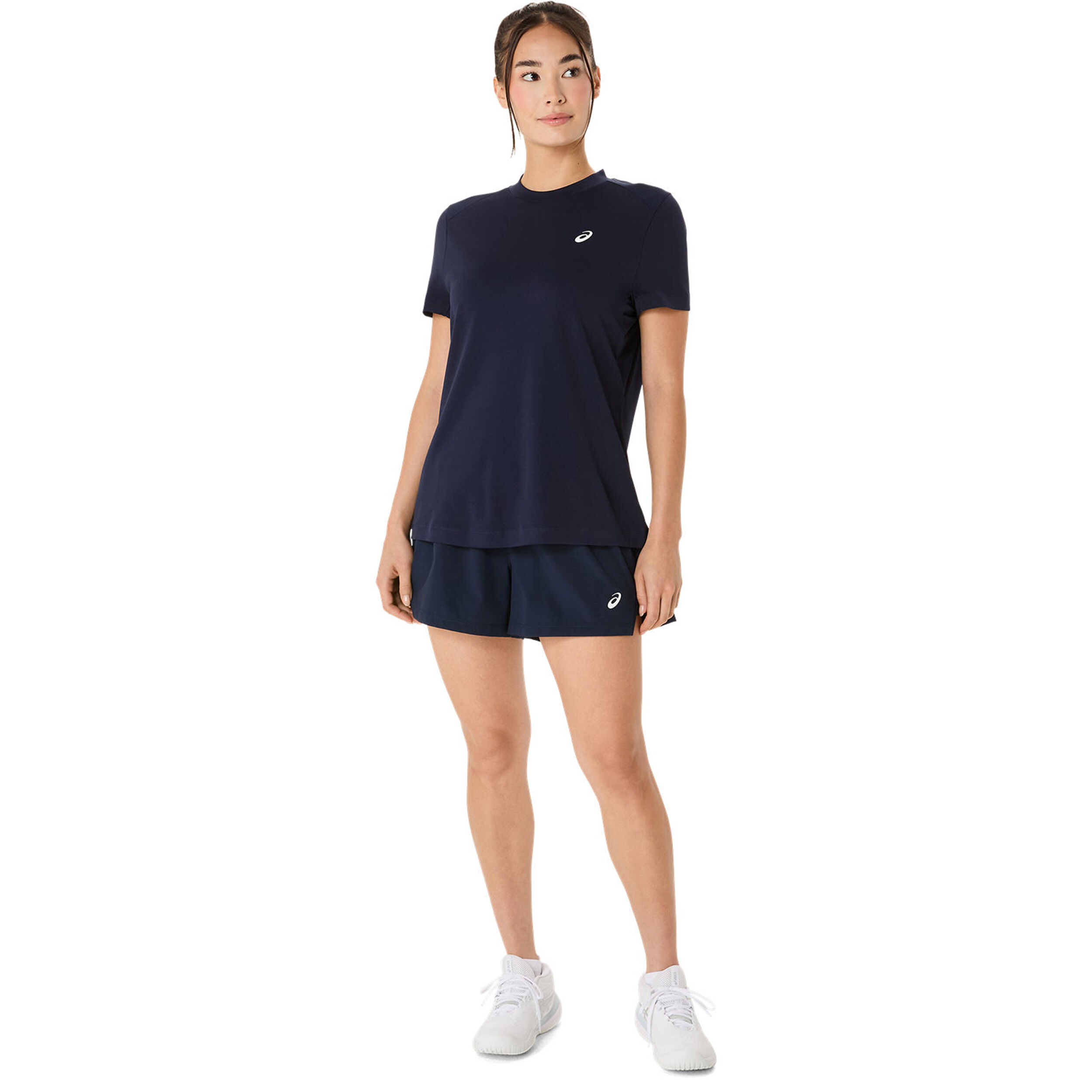 ASICS Court T-shirt Femmes - Bleu Foncé