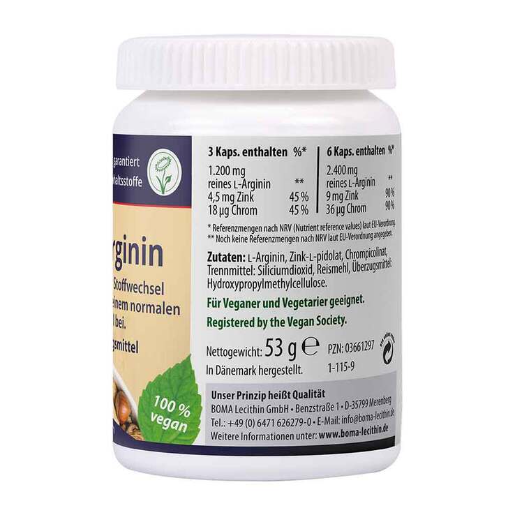 L-Arginin Kapseln, 90 St