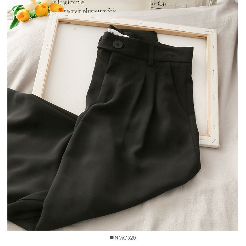 Lemongrass - Wijde pantalon met hoge taille