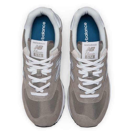 New Balance 574 Core Sneakers, Grey/White, 36