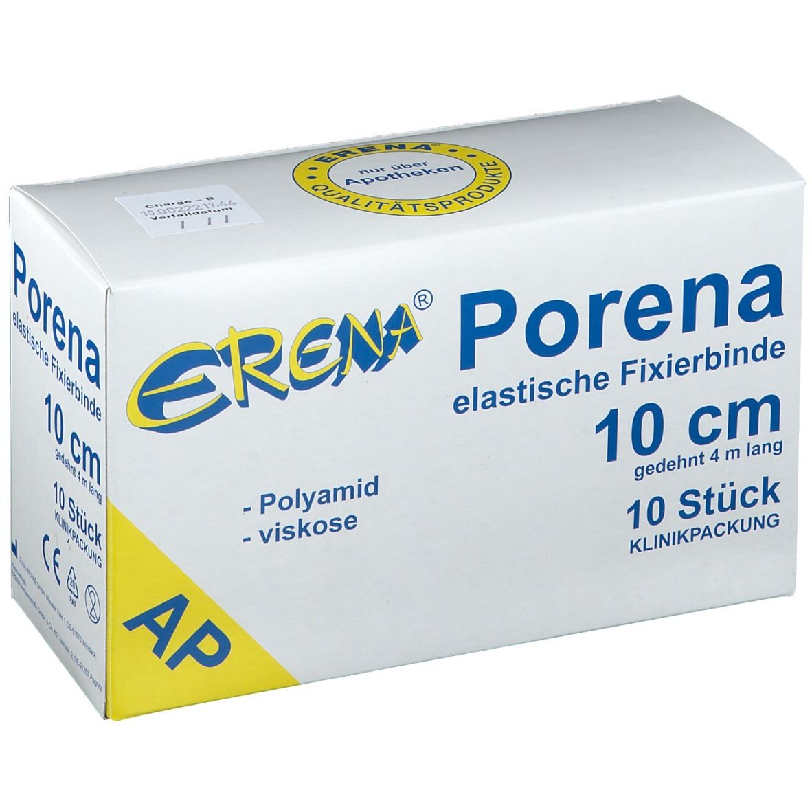 ERENA® Porena elastische Fixierbinde 10 cm x 4 m