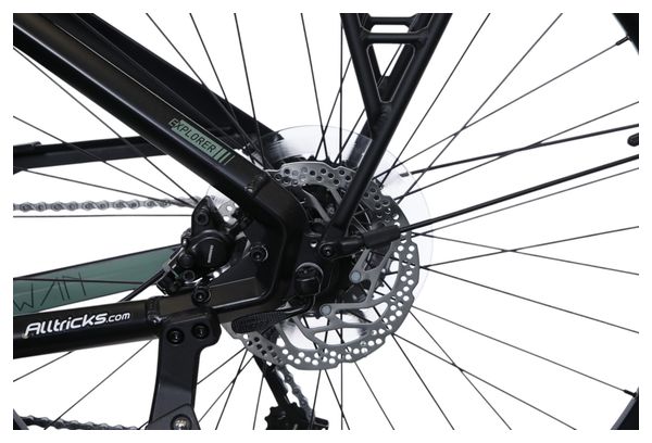 VTC Électrique O2 Feel iSwan Explorer Mid 6.2 Shimano Alivio 9V 540 Wh 27.5'' Noir Intense