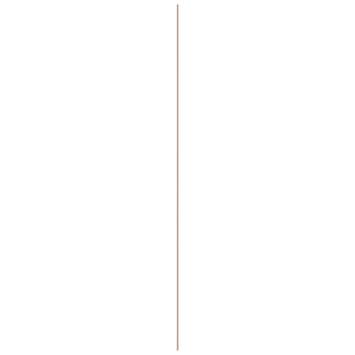 Hollat grenen wit gelakt 16x16mm 270cm
