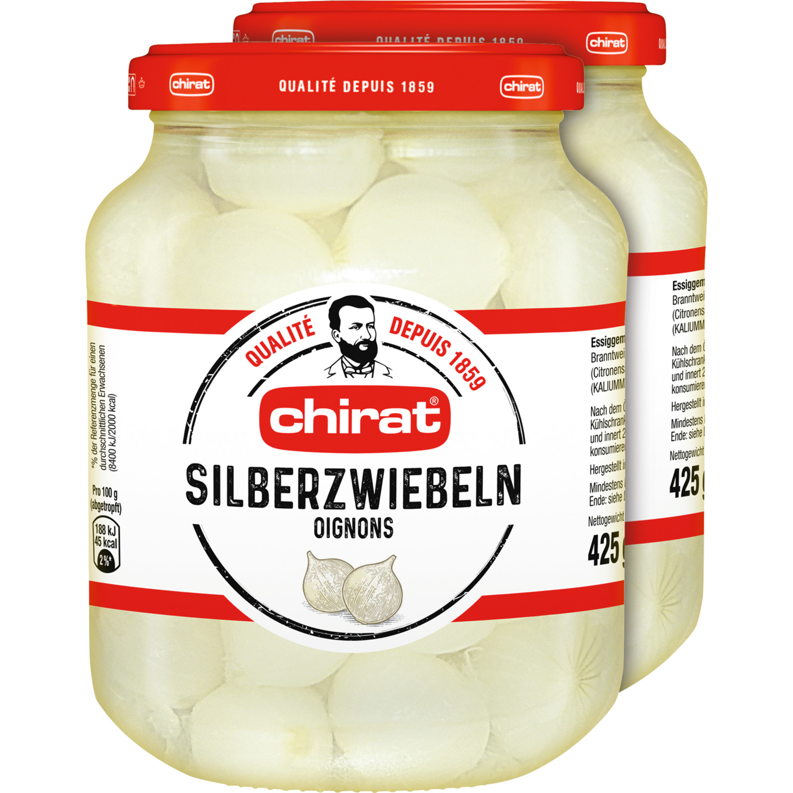Chirat Silberzwiebeln 2 x 265 g