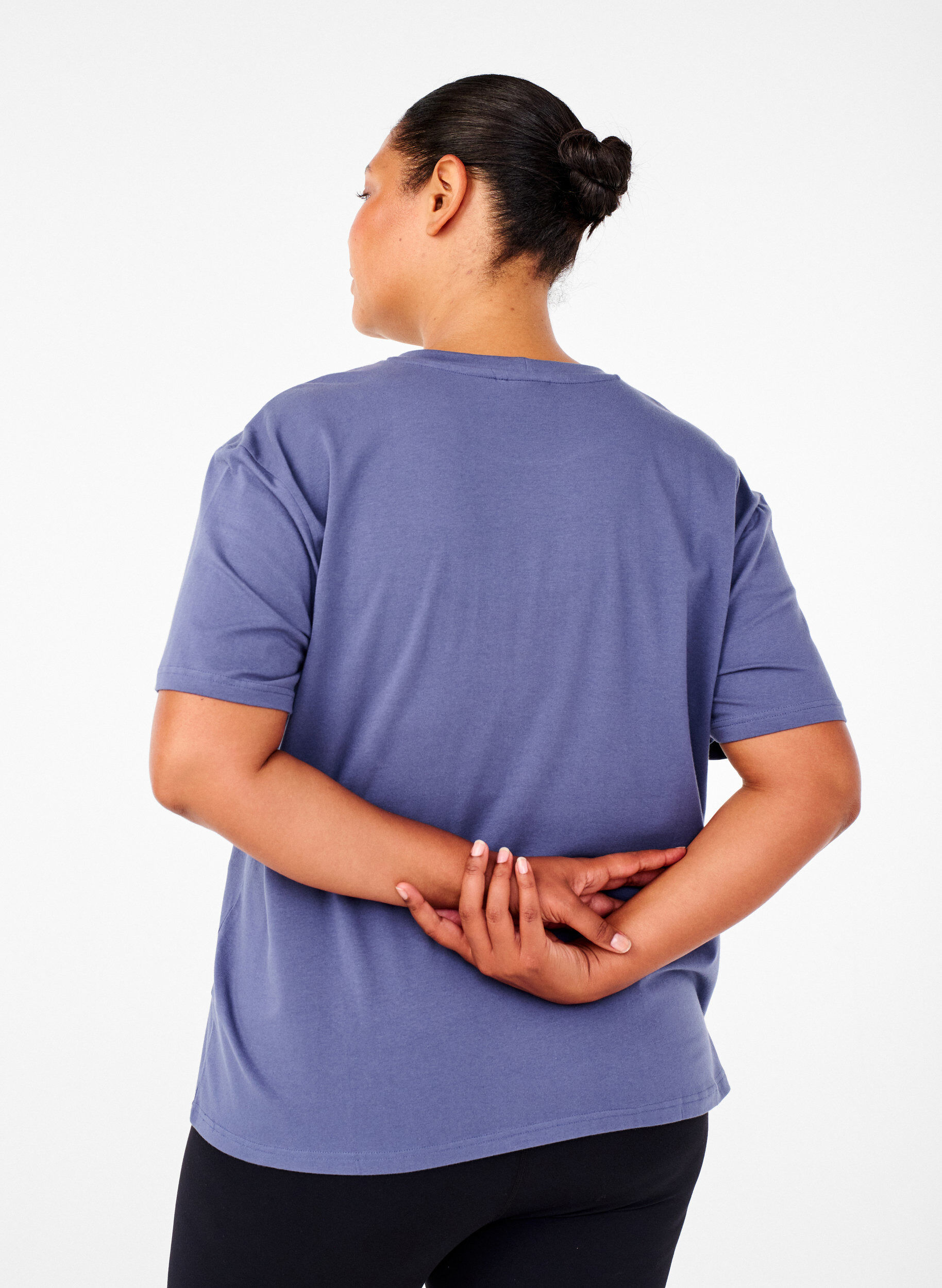 Sporty t-shirt i økologisk bomuld