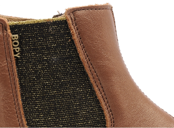 Bopy boots bottine enfant setale marron