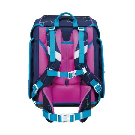 Scout Schulranzen-Set Genius Blue Star mit Sporttasche, 4-teilig