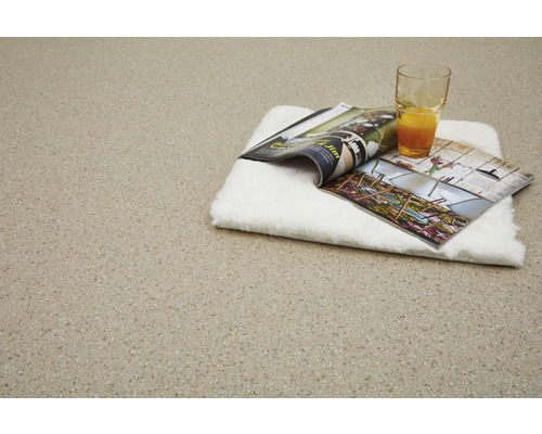 PVC vloer, zwaar gevlekt beige FB663L, 200 cm breed (per meter verkocht)