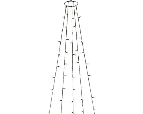 LED boomwikkel Konstsmide ring Ø 11 cm Bollen 200 LED's Lichtkleur amber