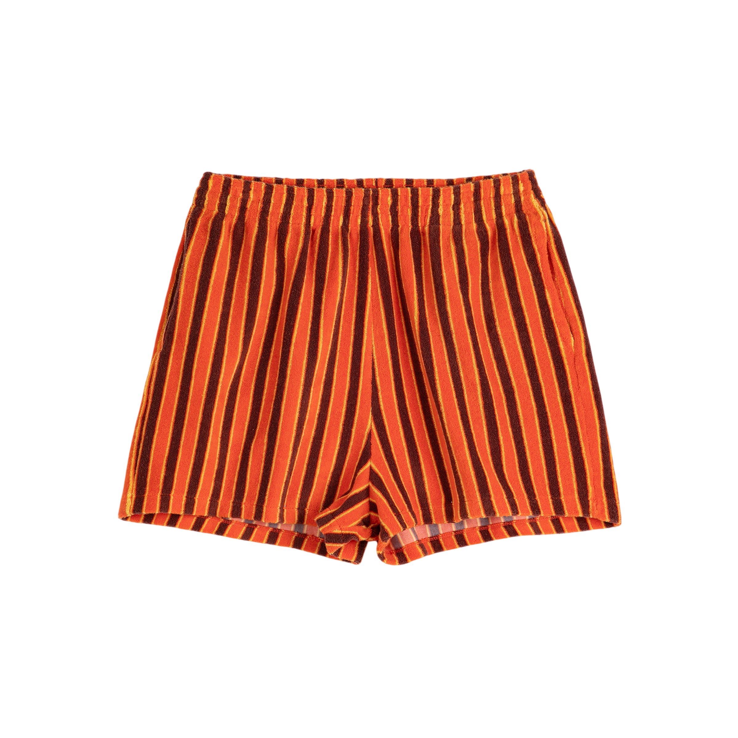Adult Shorts Striped Terry Multicolor