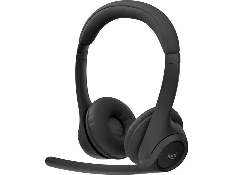 Logitech Headset Zone 300 Graphite Kabelloses Office-Headset mit leichtem und komfortablem Design