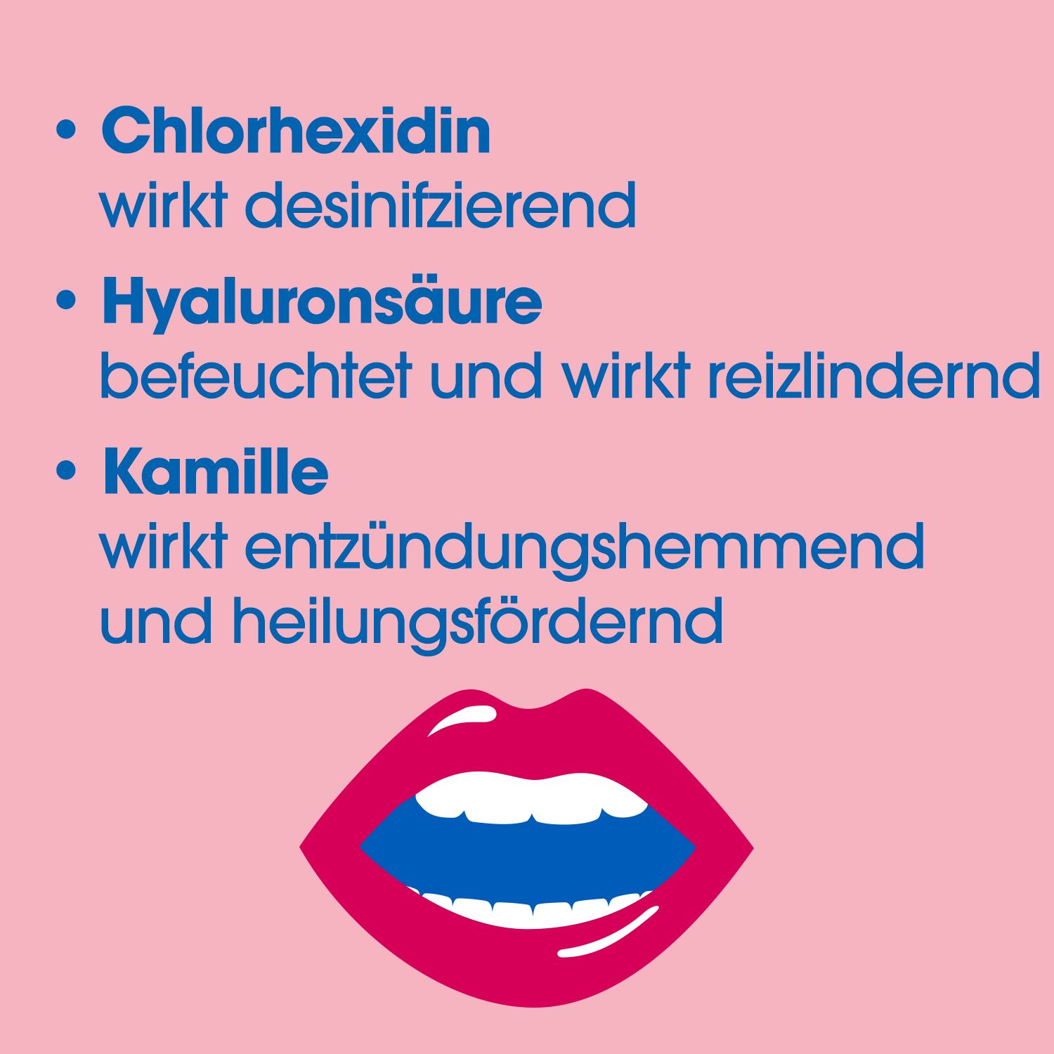 Kamistad® Mundspülung bei Zahnfleischentzündungen und Aphten
