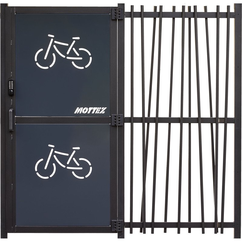 Abri vélo sécurisé Modèle 5x5m Décor Bambou