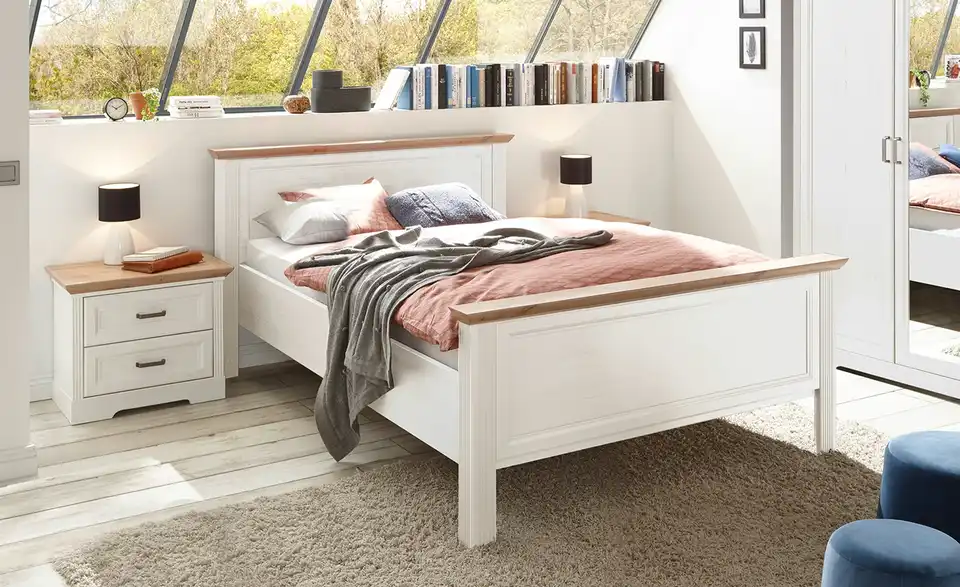 Bett Jasmin II Pinie (Nachbildung) 140 cm