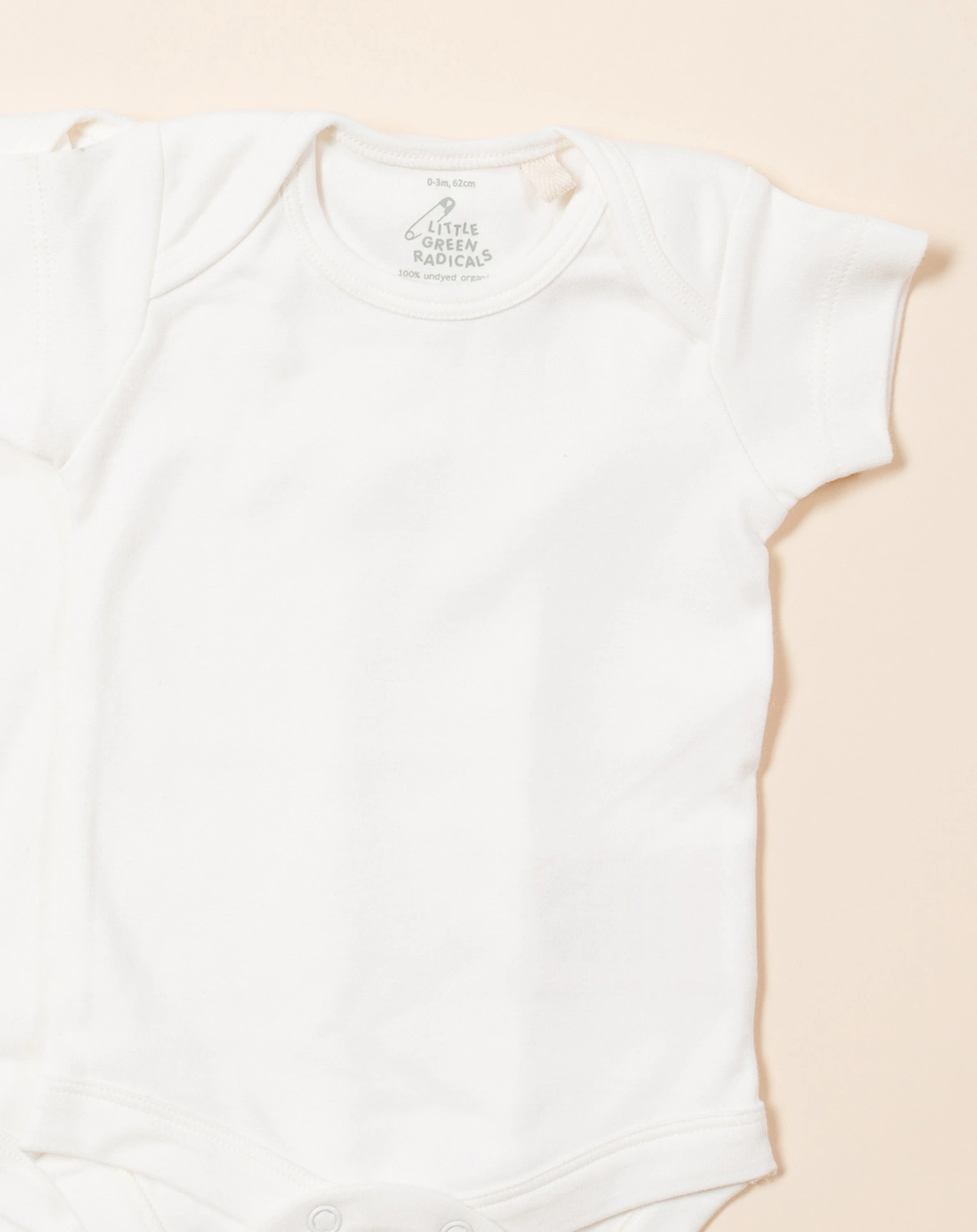 Kurzarm-Body NATURAL 3er-Pack in weiß