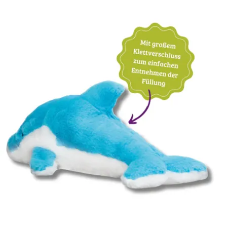 welliebellies®Wärmekuscheltier Delfin