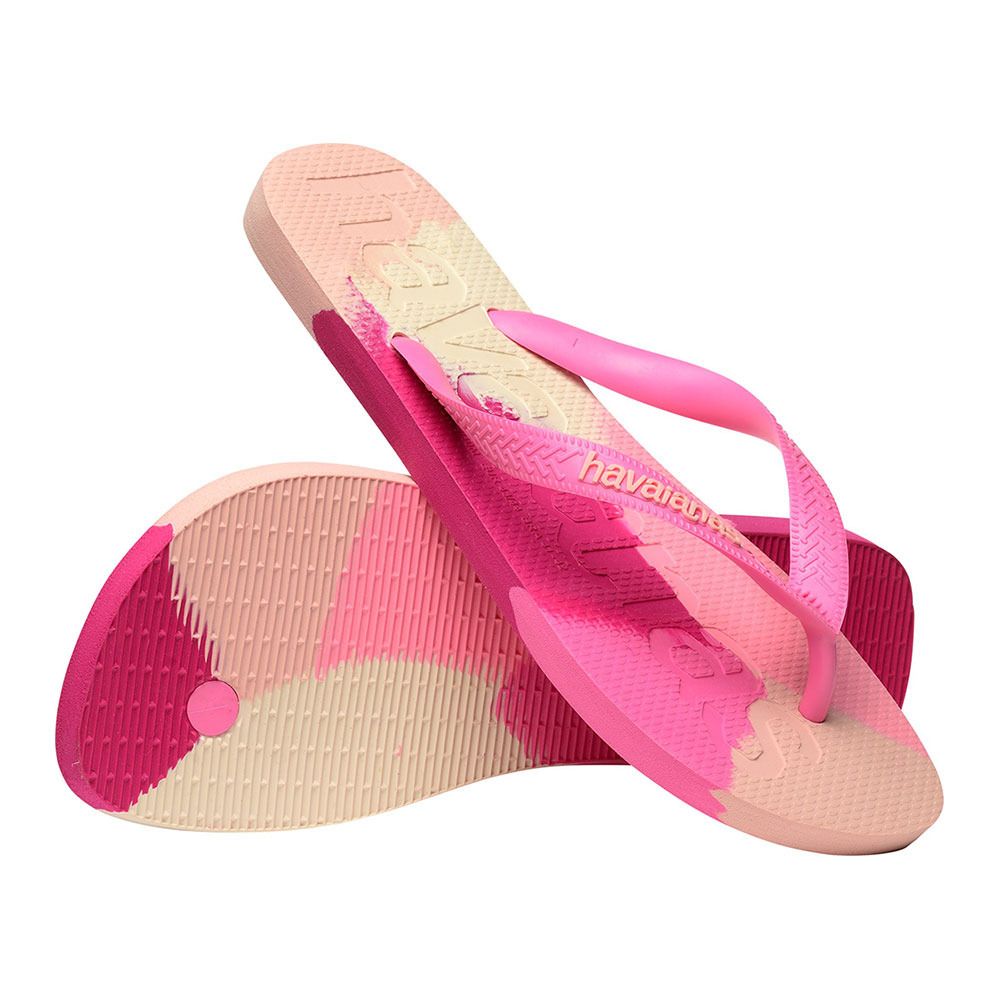Havaianas TOP LOGOMANIA COLORS II - Tongs crystal rose