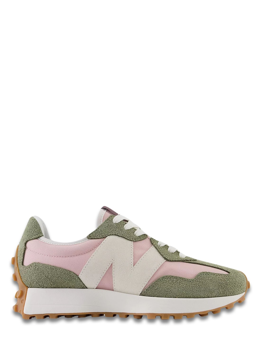 new balance Sneakers Femme 327 Vert/Rose Daim