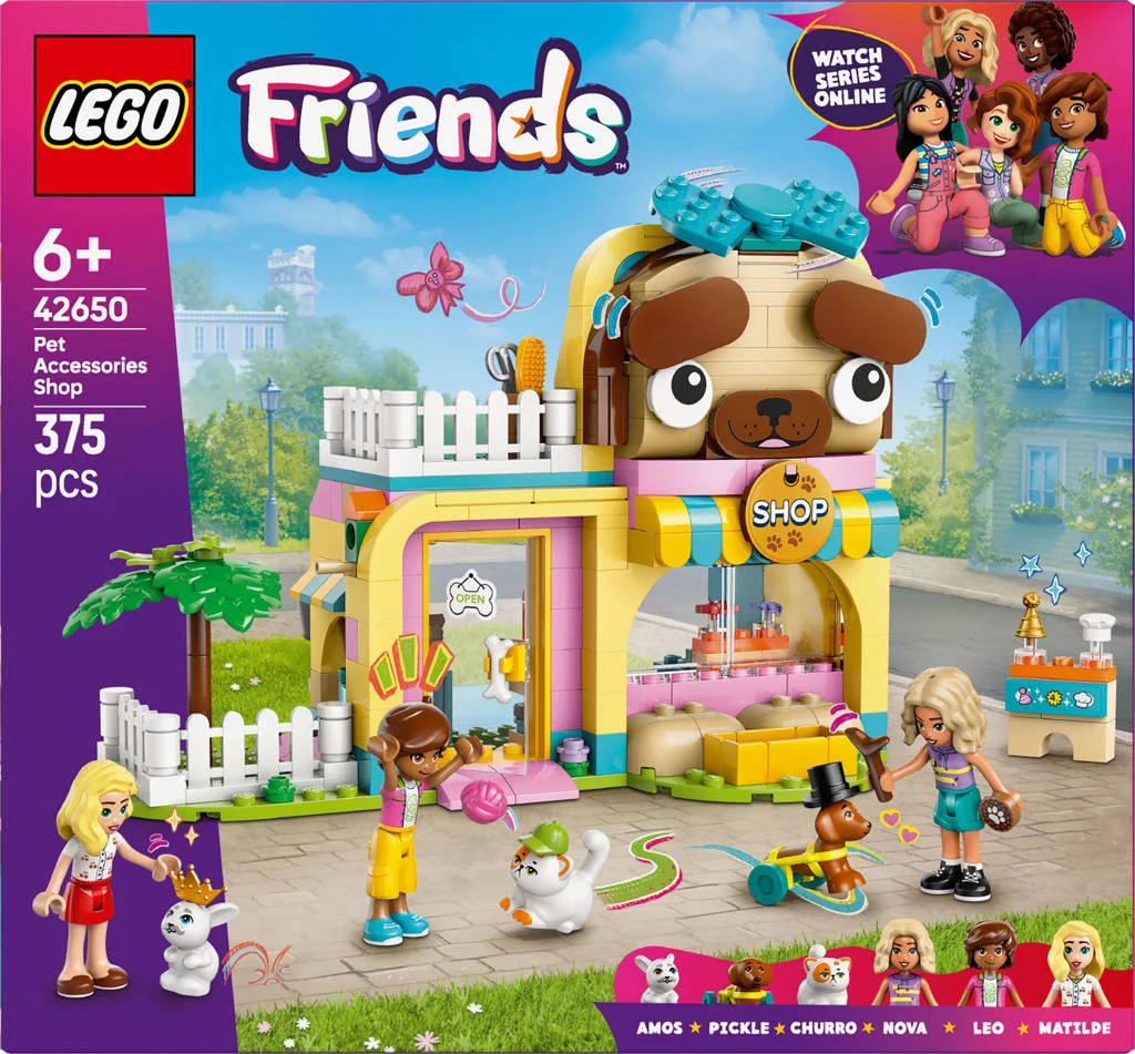 Winkel met dierenaccessoires speelset 42650