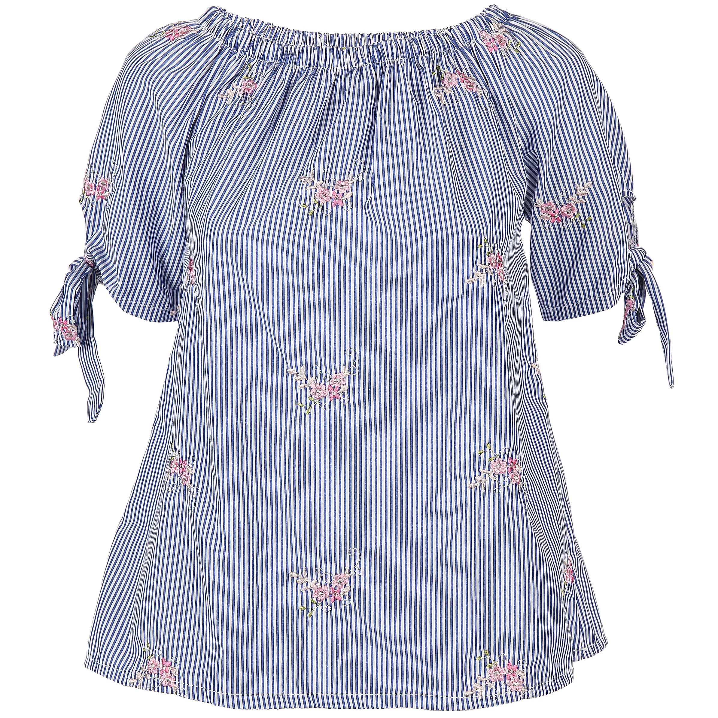 Damen Bluse mit Carmen Ausschnitt