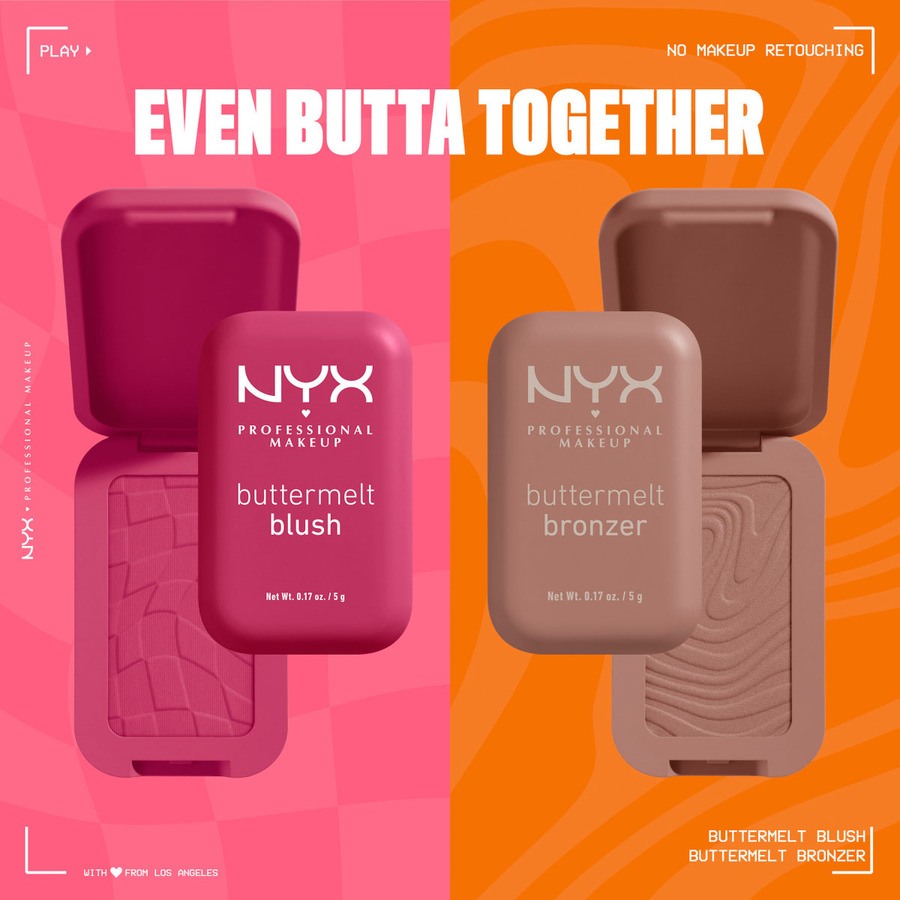 NYX PROFESSIONAL MAKEUP Buttermelt Blush 06 For The Butta 5g